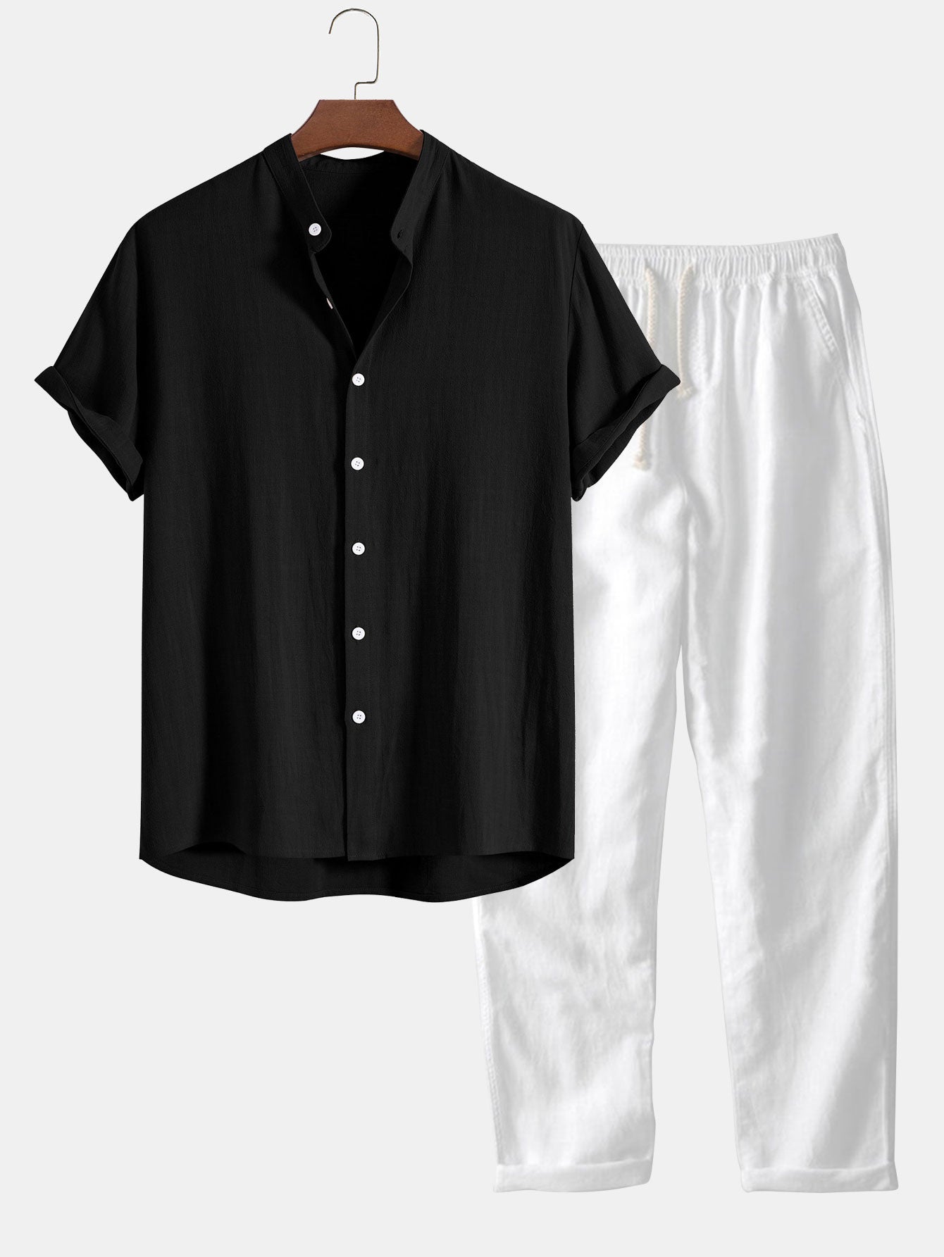 Men's Two-Piece Set | Clean Design, Short Sleeve, Casual