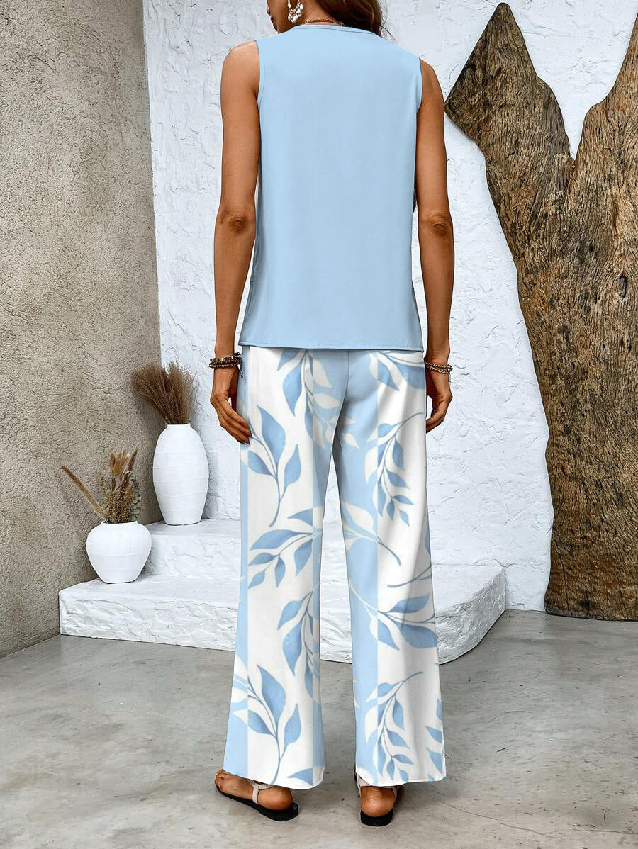 Women's Two-Piece Set | Clean Design, Short Sleeve, Casual Outfit