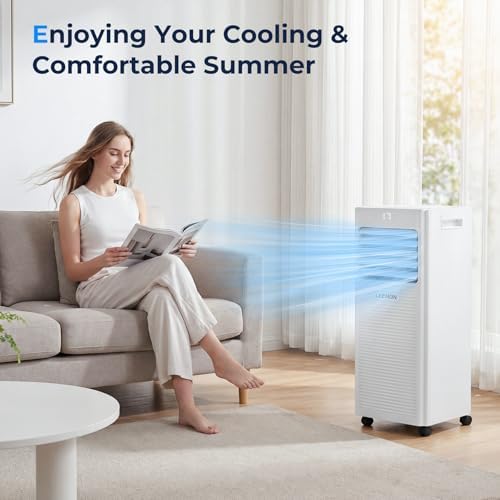 9000 BTU Portable Air Conditioner Dehumidifier Fan