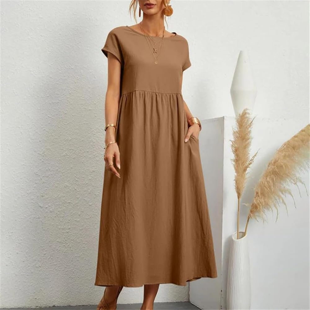 Women's Lightweight Dress V-Neck Sleeveless Floral Casual