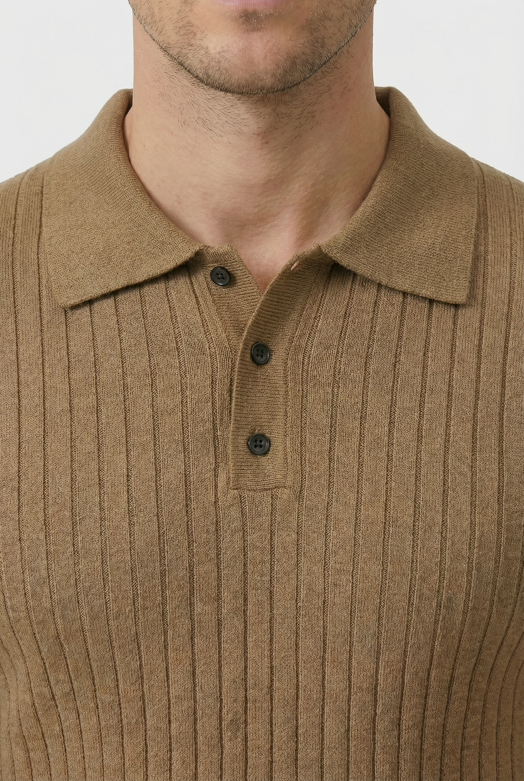 Men's Polo Shirt Cotton Knitted Short Sleeve