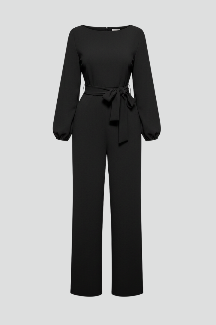 Catherine | Women's Classic Round-Neck Jumpsuit 1
