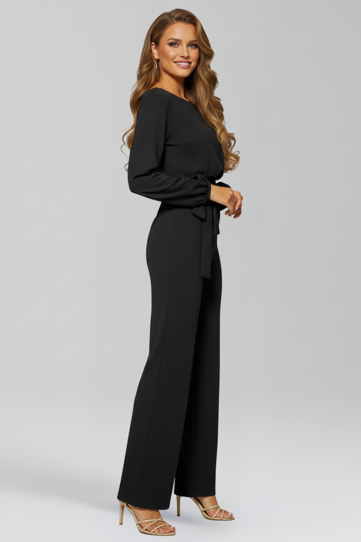 Catherine | Women's Classic Round-Neck Jumpsuit 4