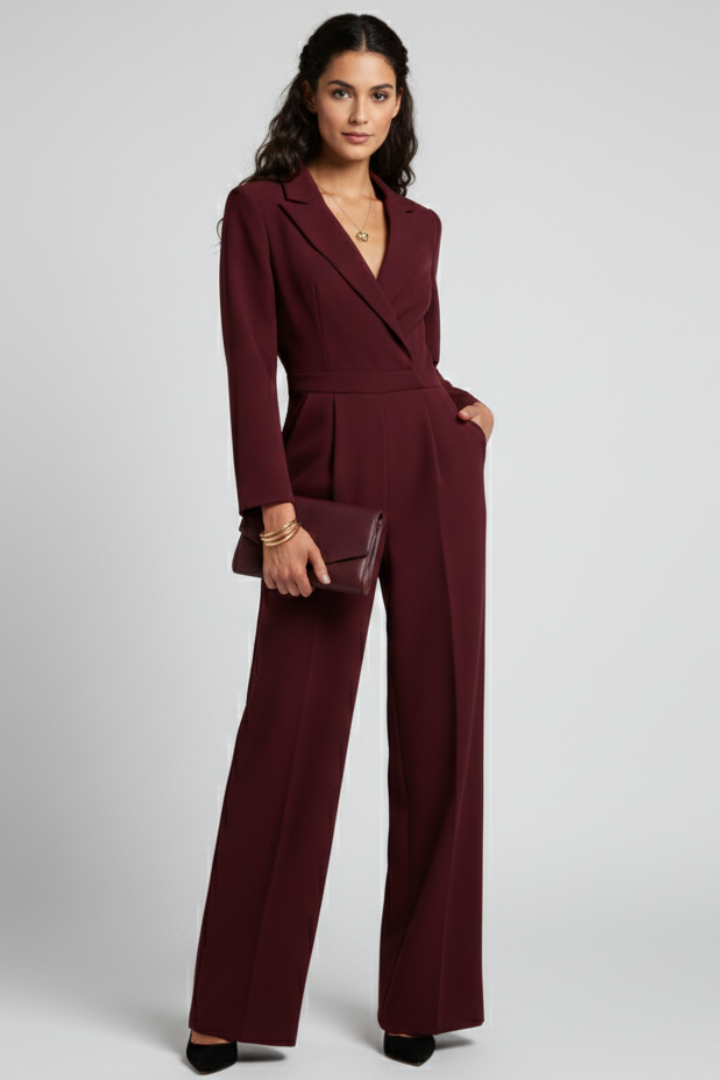 Chloe | Women's Tailored Wide-Leg Jumpsuit 1