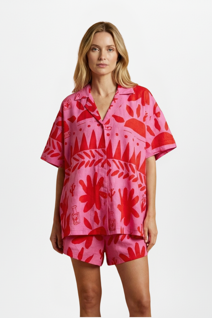 Clara | Women's Printed Two Piece Summer Set 0