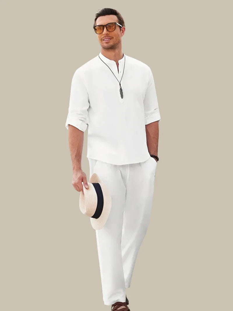 Men's Casual Two-Piece Set | Modern Design | Short Sleeve | Everyday Wear