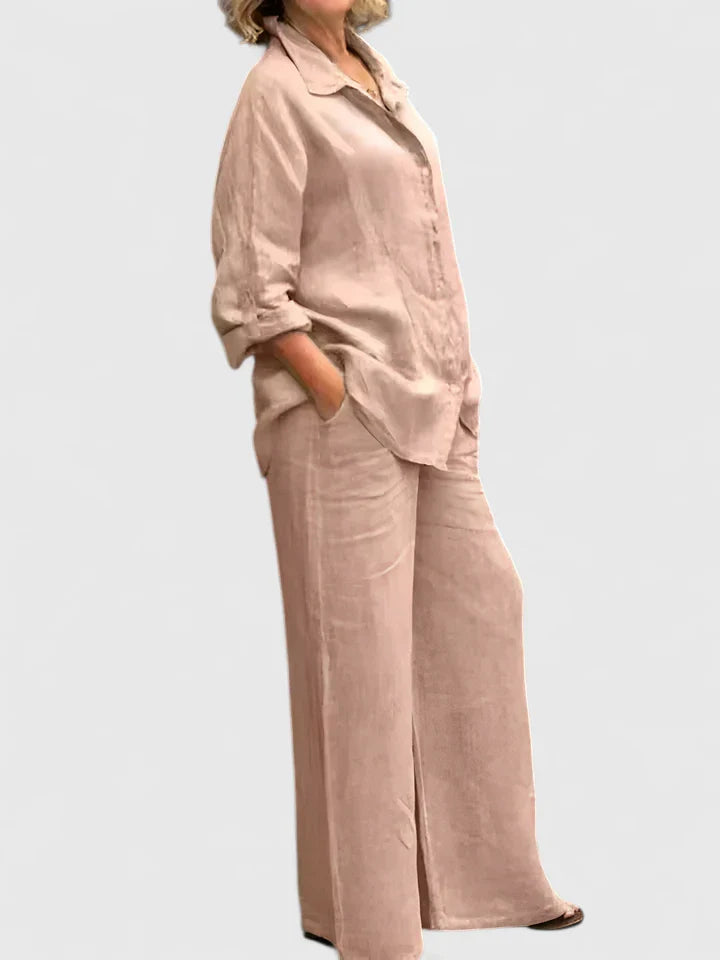 Diana | Women's Loungewear Two Piece Set, Vintage-Inspired 11