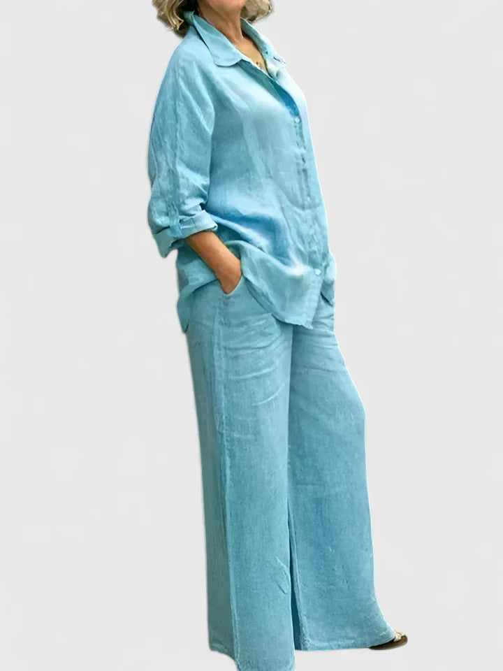 Diana | Women's Loungewear Two Piece Set, Vintage-Inspired 2