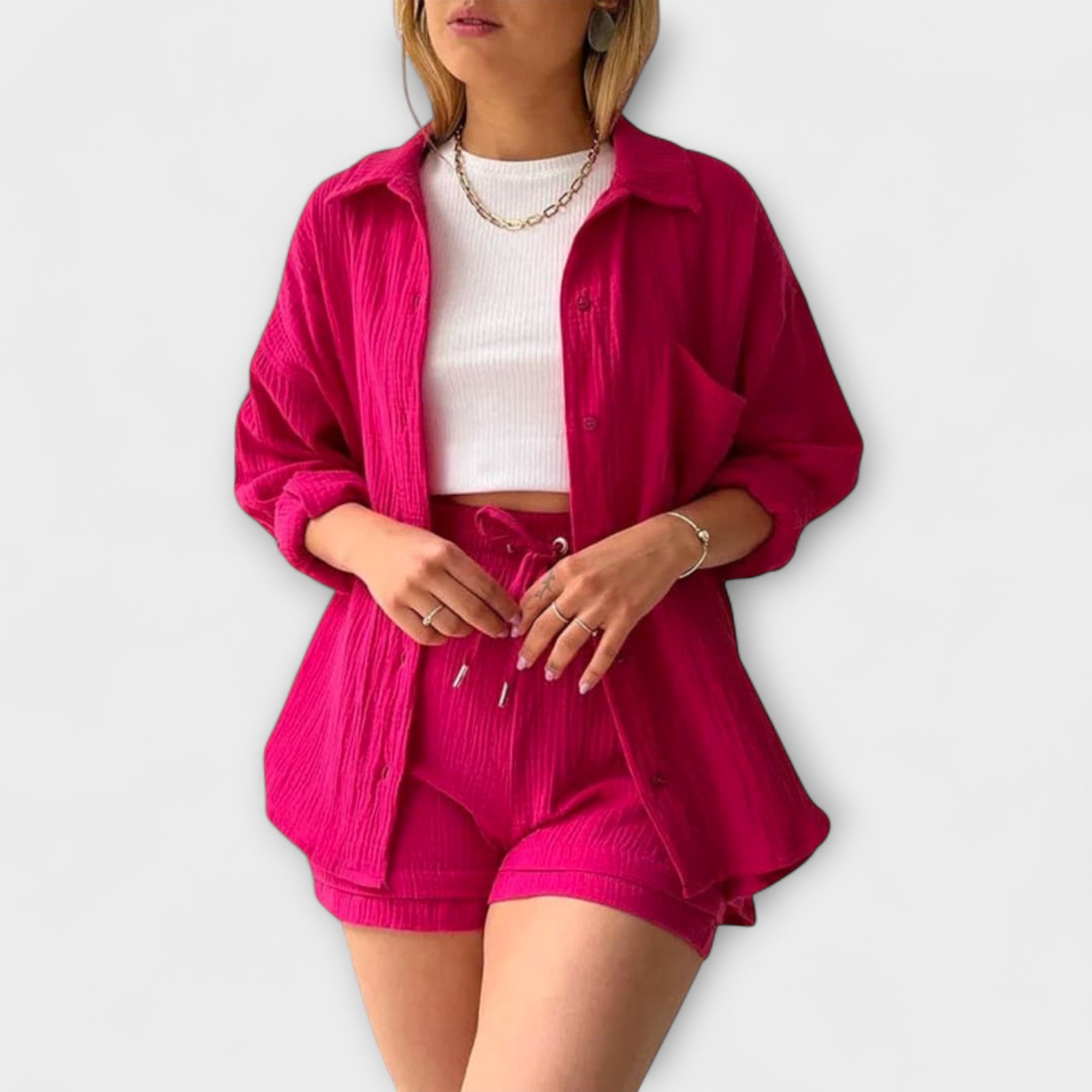 Ella | Women's Loungewear Two-Piece Set in Breathable Fabric 2