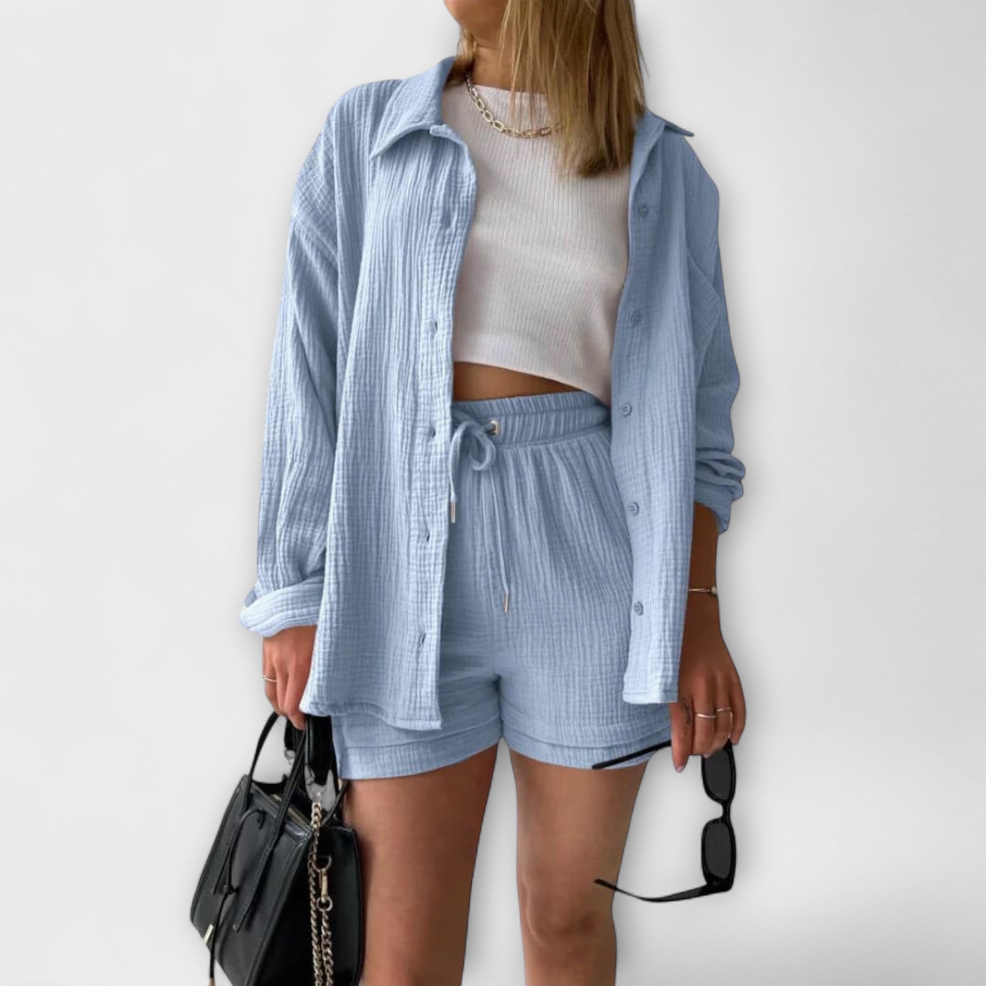 Ella | Women's Loungewear Two-Piece Set in Breathable Fabric 8