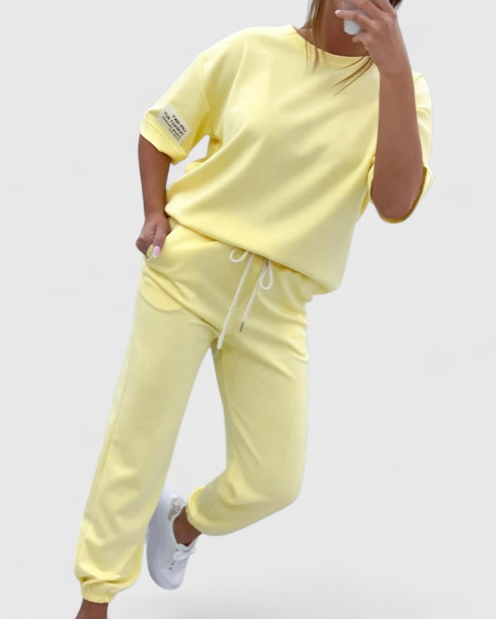 Gina | Women's Loungewear Two Piece Set with Half-Moon Sleeve 5