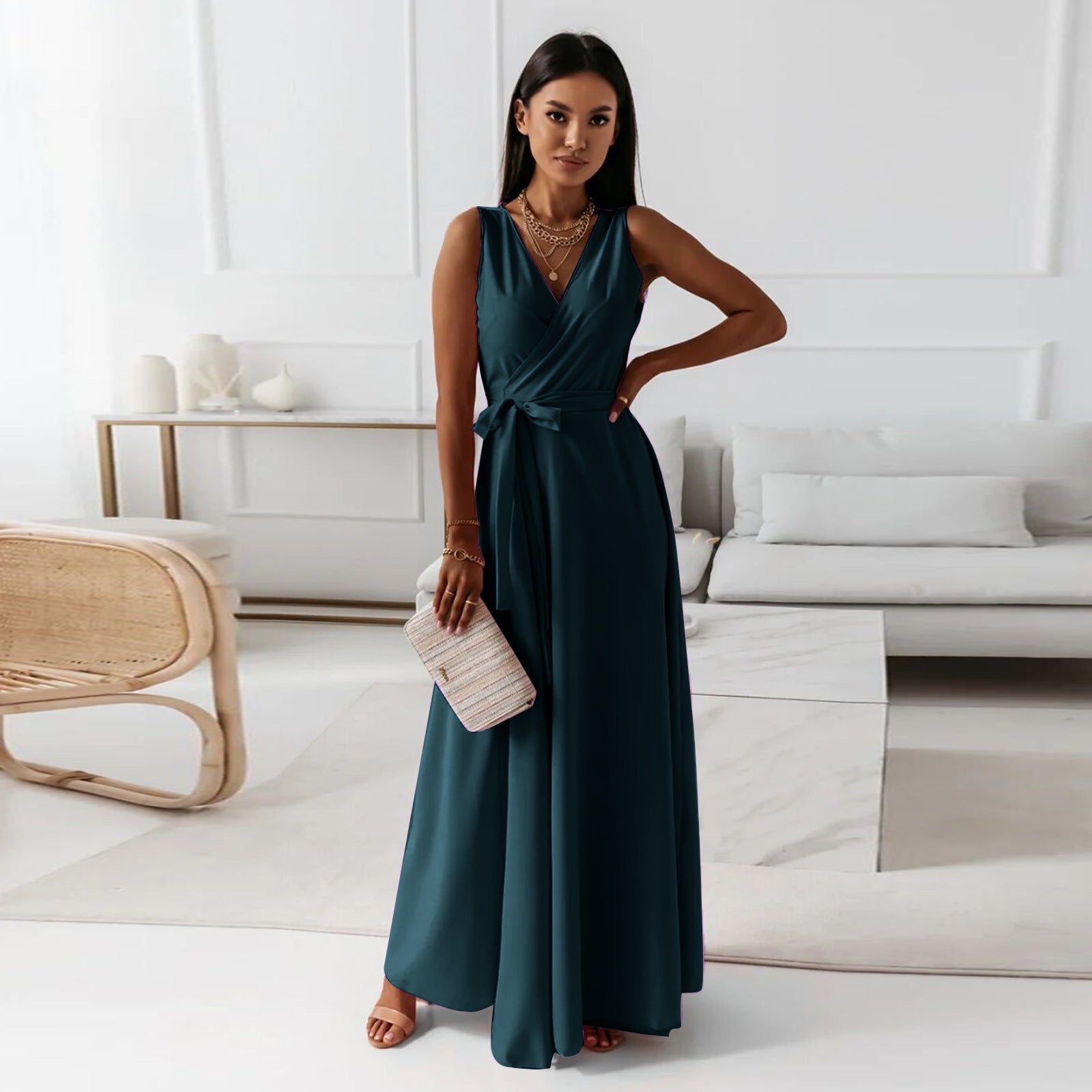 Hannah | Women's Elegant Wrap Maxi Dress 1