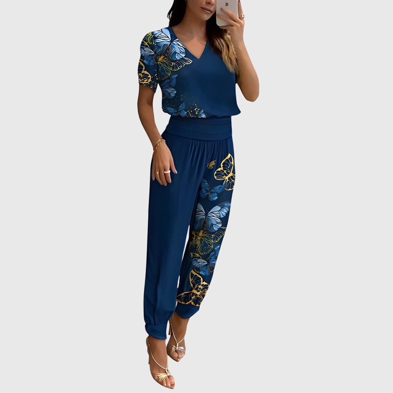 Jasmine | Women's Stylish Blouse and Pants Set 1