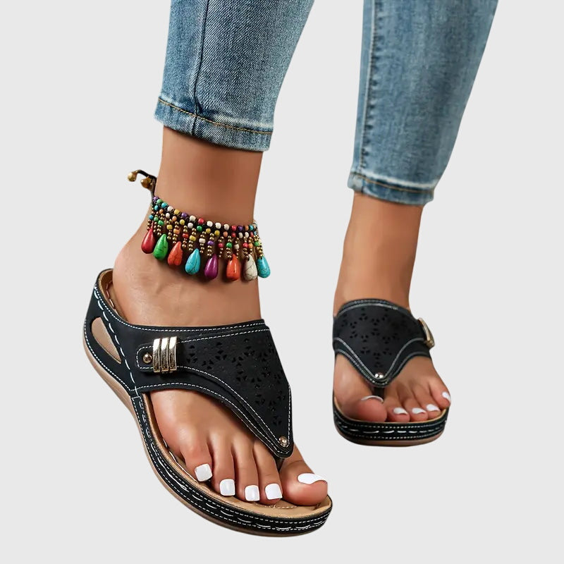 Katherine | Women's Orthopedic Slip-On Sandals 6