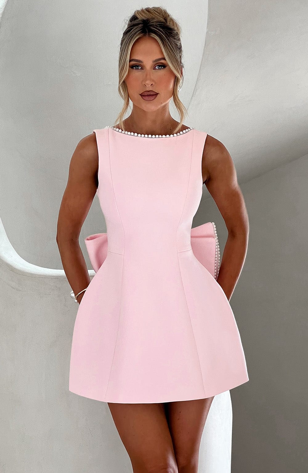 Kira | Women's Structured Mini Cocktail Dress 0