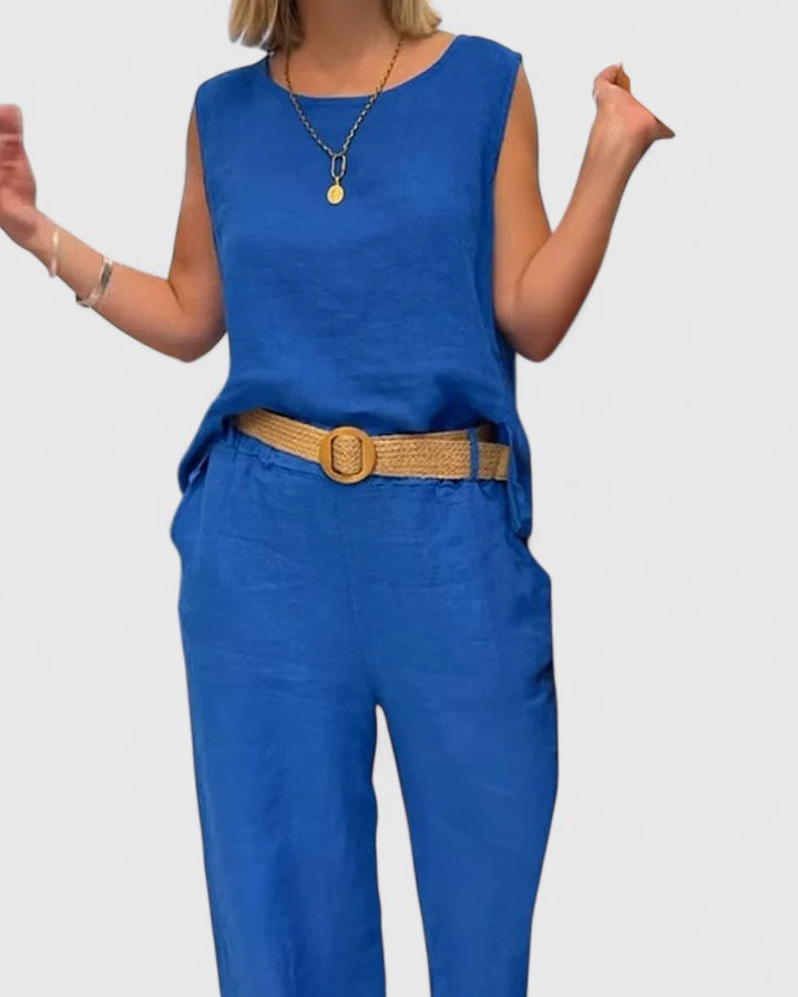Lila | Women's Loungewear Two-Piece Wide-Leg Set 3