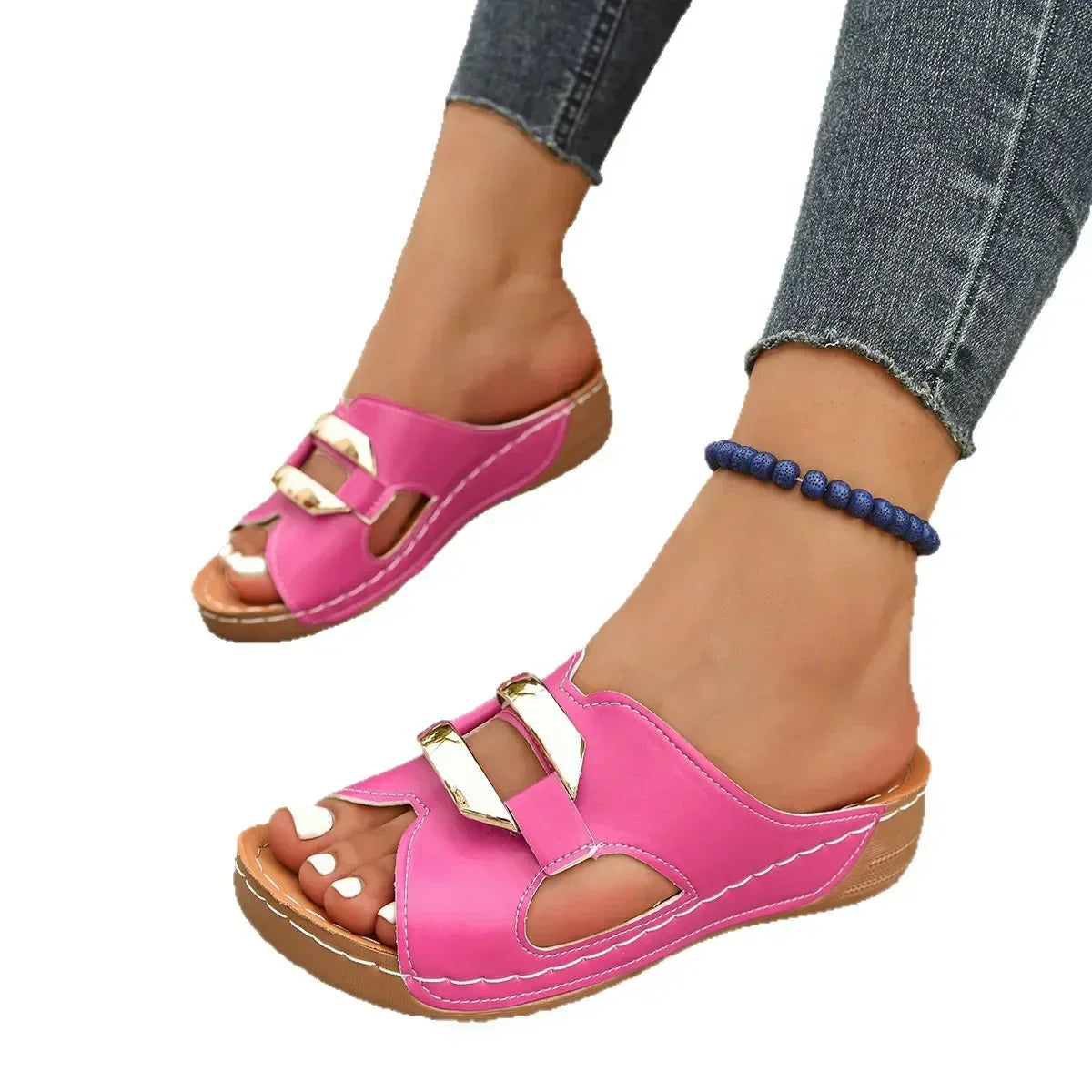 Lina | Women's Orthopedic Wedge Heel Sandals 6