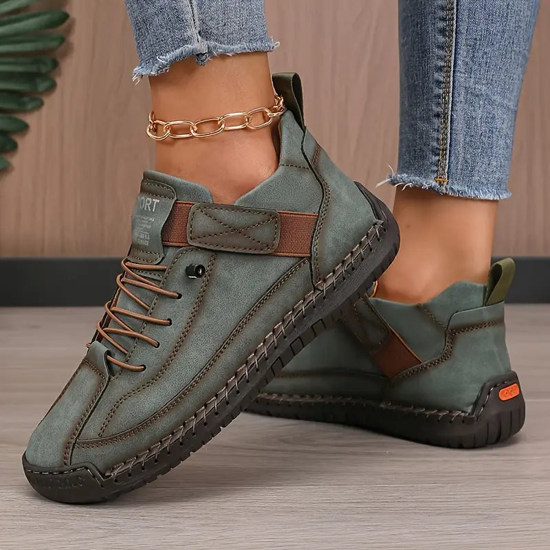 Men's Orthopedic Sneakers with Breathable Leather and Shock Absorption 3