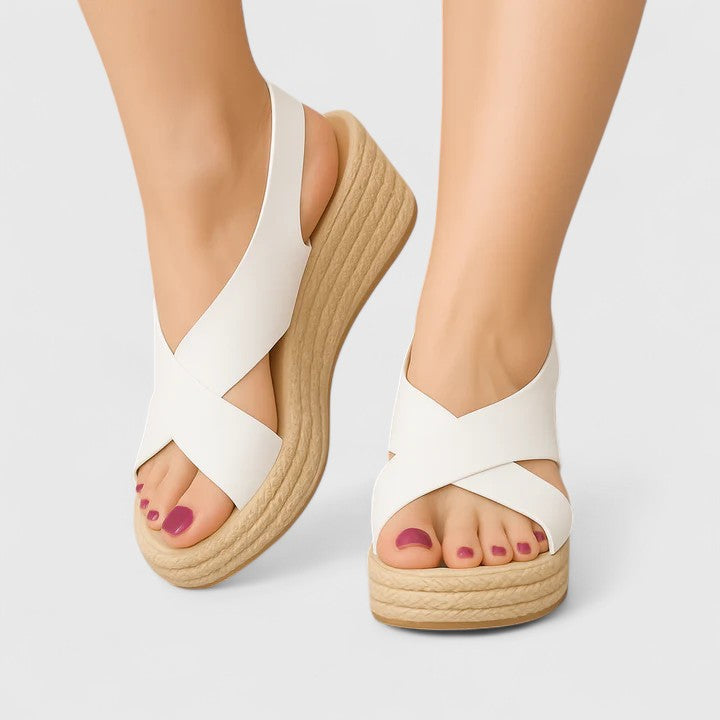 Mia | Women's Orthopedic Wedge Sandals with Soft Straps 0