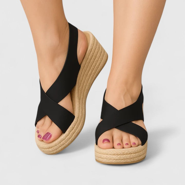 Mia | Women's Orthopedic Wedge Sandals with Soft Straps 2
