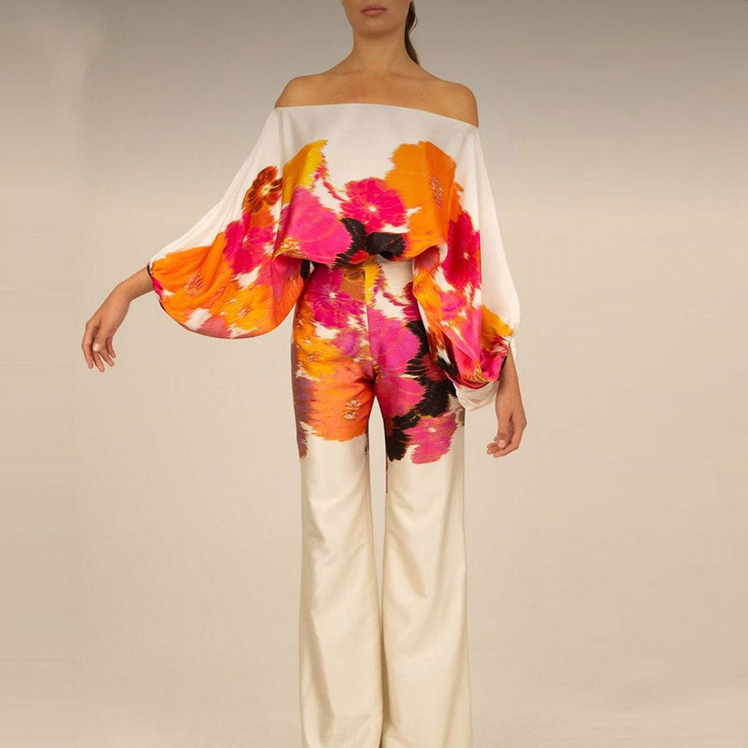 Women's Two-Piece Set - Stylish Chic Design Summer Outfit