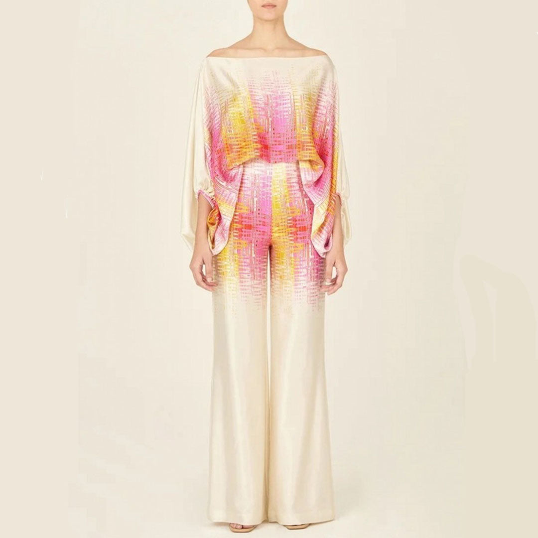 Women's Two-Piece Set - Stylish Chic Design Summer Outfit
