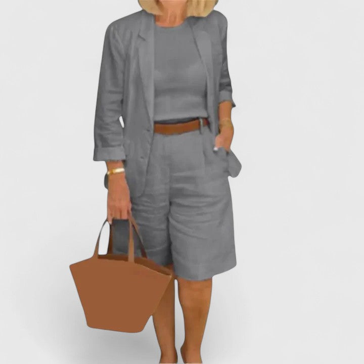 Rachel | Women's Elegant Loose-Fitting Suit Set 3
