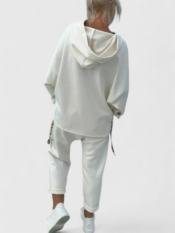 Samantha | Women's Comfortable Hooded Sweatshirt Set 1
