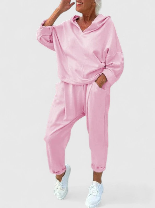 Samantha | Women's Comfortable Hooded Sweatshirt Set 3