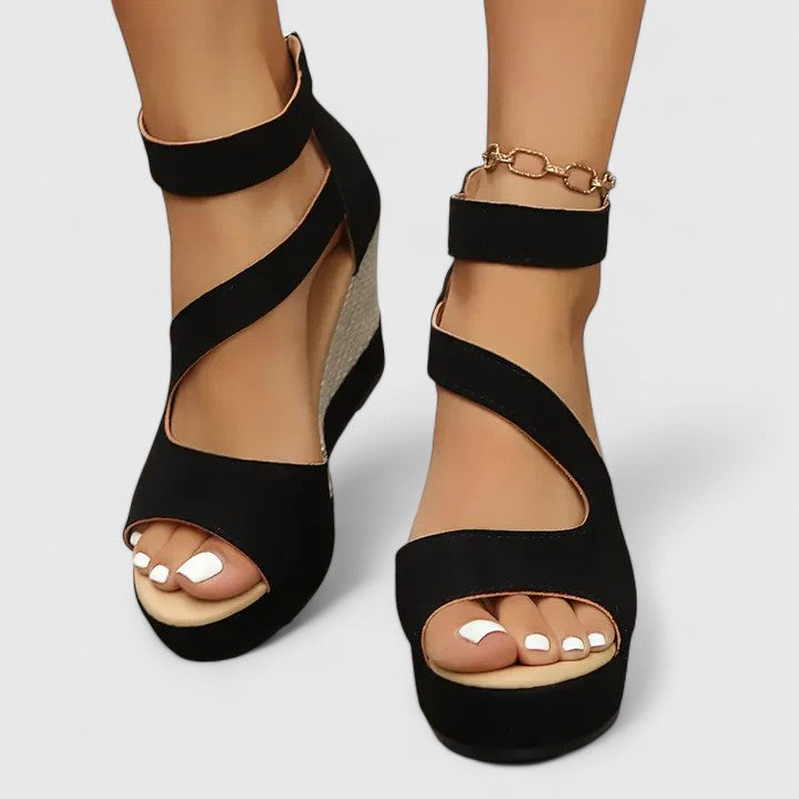 Samantha | Women's Orthopedic Wedge Sandals Synthetic 2