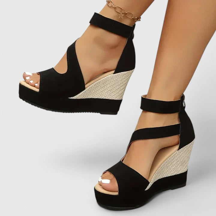 Samantha | Women's Orthopedic Wedge Sandals Synthetic 4