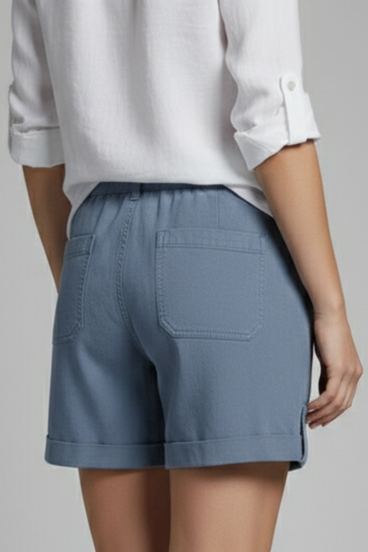 Women's Casual Drawstring Pocket Shorts