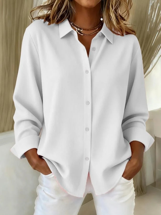 Women's Blouse Soft Fabric Flattering Fit Versatile Design for Casual and Formal Occasions 4