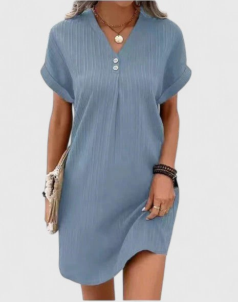 Women's Draped Dress Lightweight Fabric Relaxed Fit Everyday Versatility 2