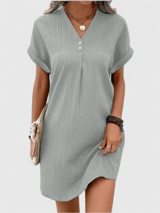 Women's Draped Dress Lightweight Fabric Relaxed Fit Everyday Versatility 3