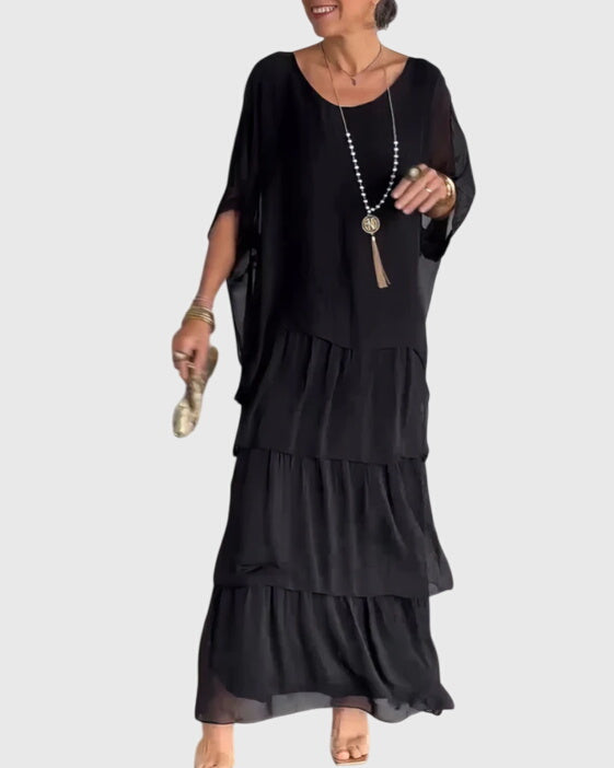 Women's Elegant Dress Lightweight Breathable Fabric Flowing Silhouette 12