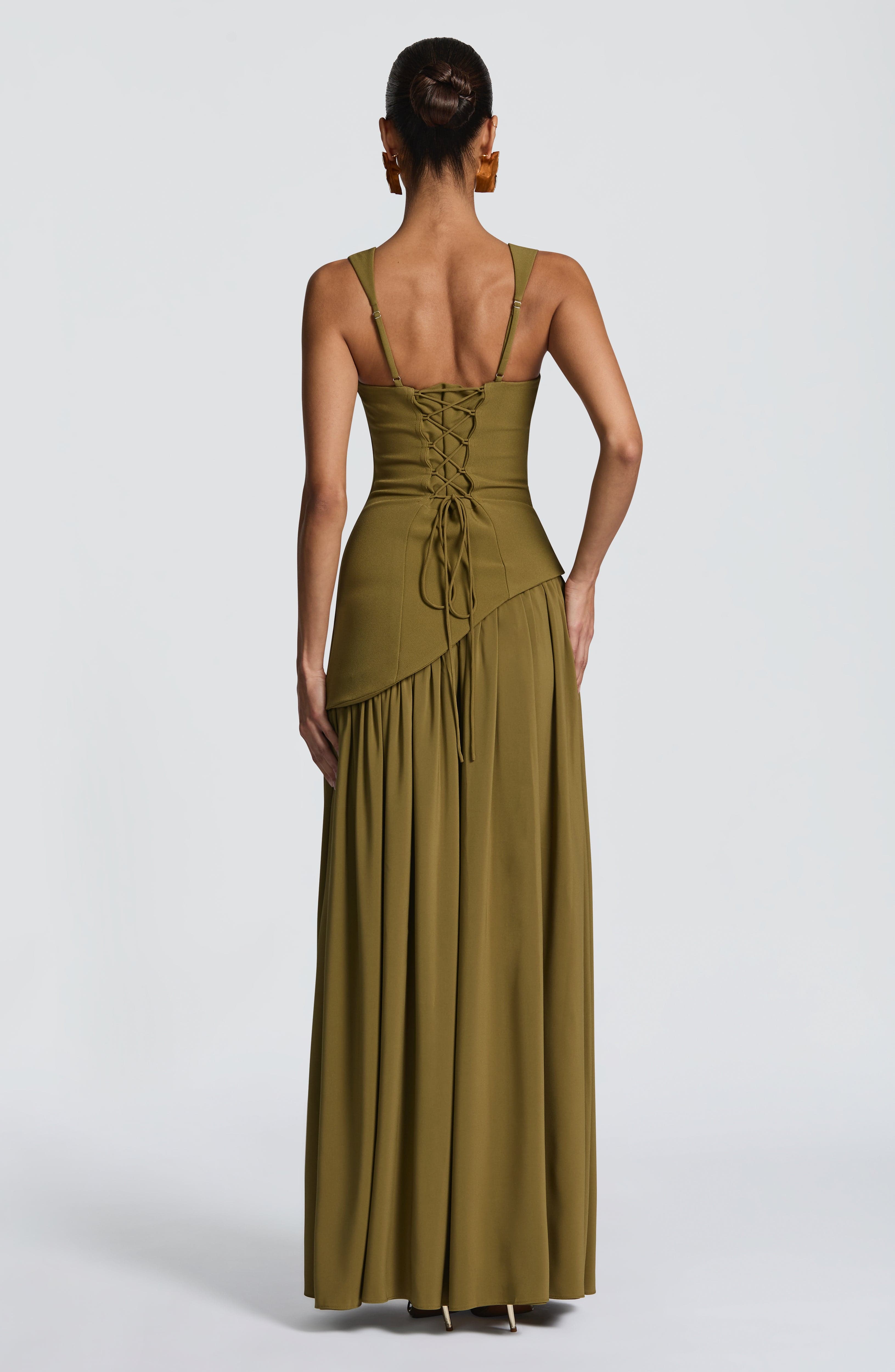 Women's Maxi Dress Satin Elegant Formal for Weddings and Summer Events 4