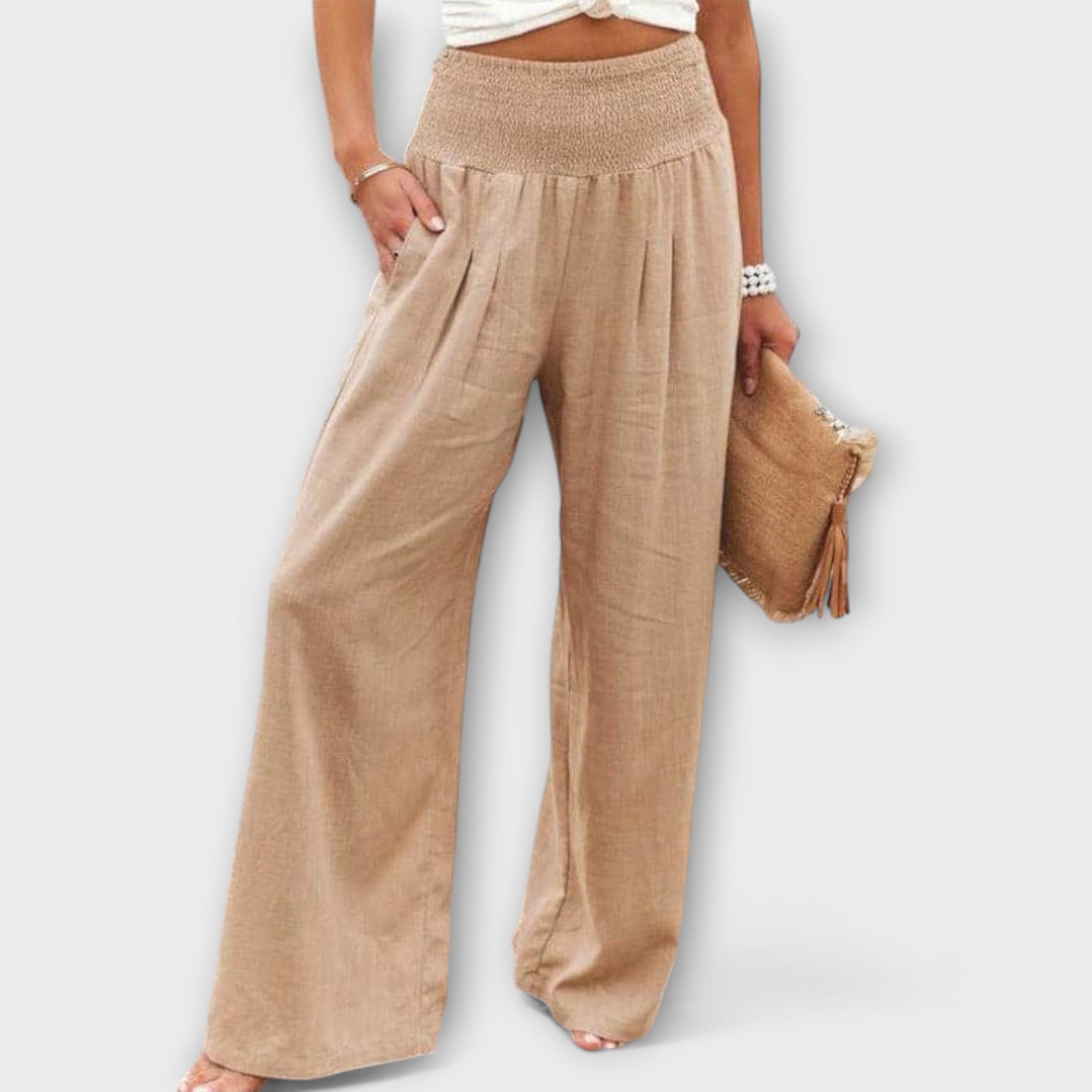 Women's Pants Wide Leg Mid-Rise Relaxed Fit for Casual and Dressy Occasions 11