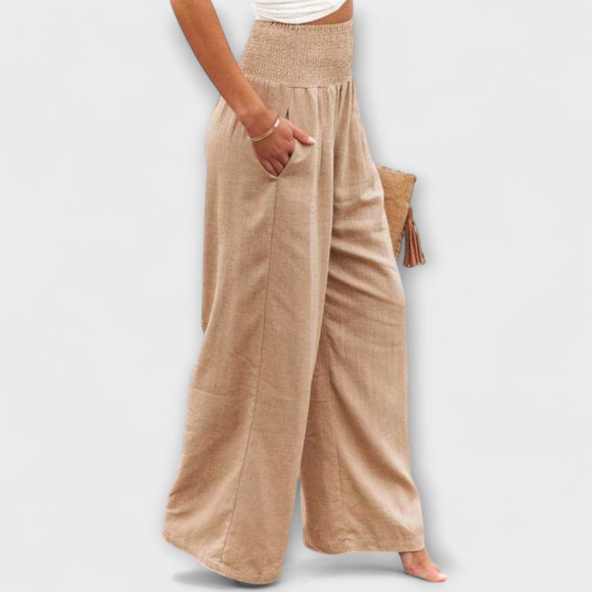 Women's Pants Wide Leg Mid-Rise Relaxed Fit for Casual and Dressy Occasions 2
