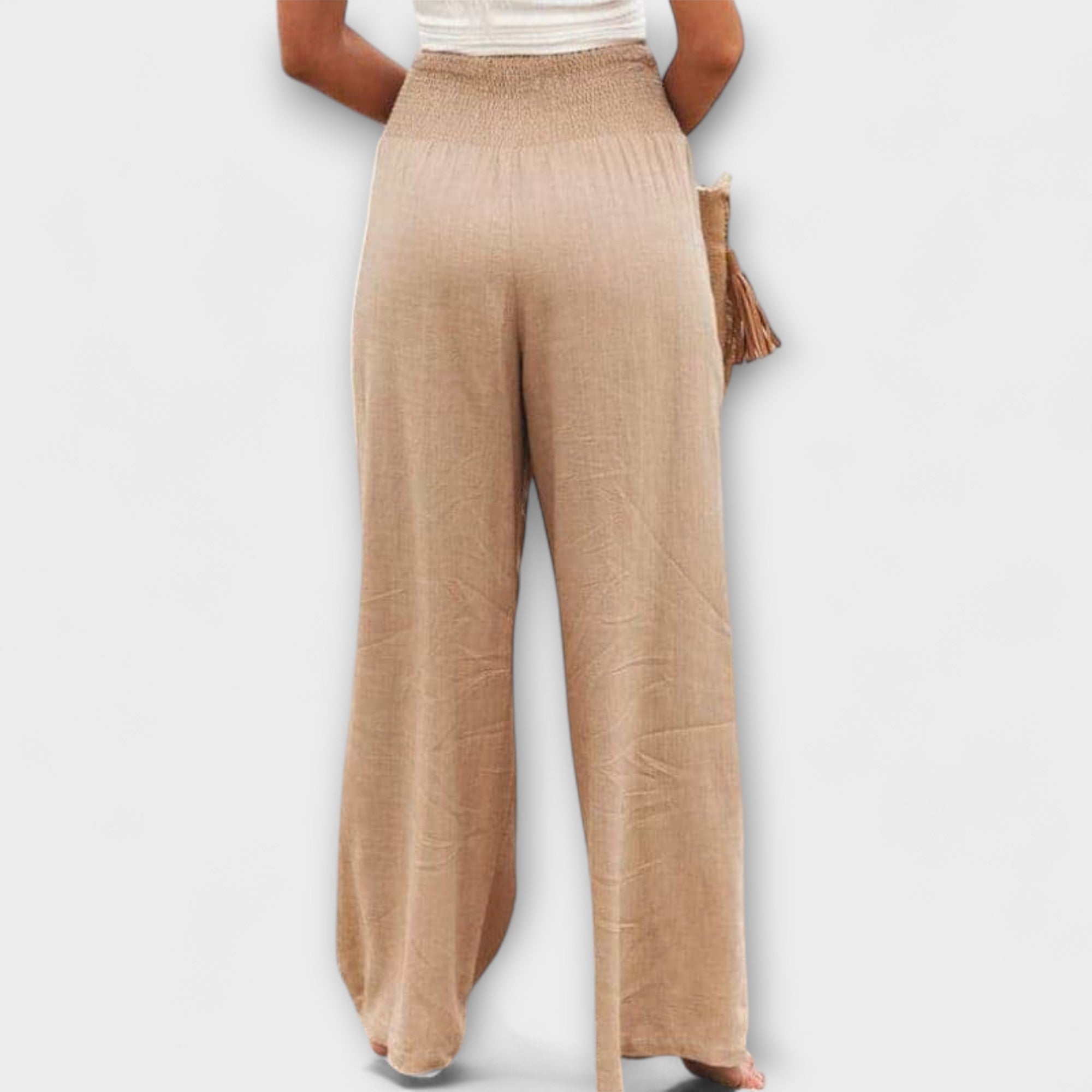 Women's Pants Wide Leg Mid-Rise Relaxed Fit for Casual and Dressy Occasions 3