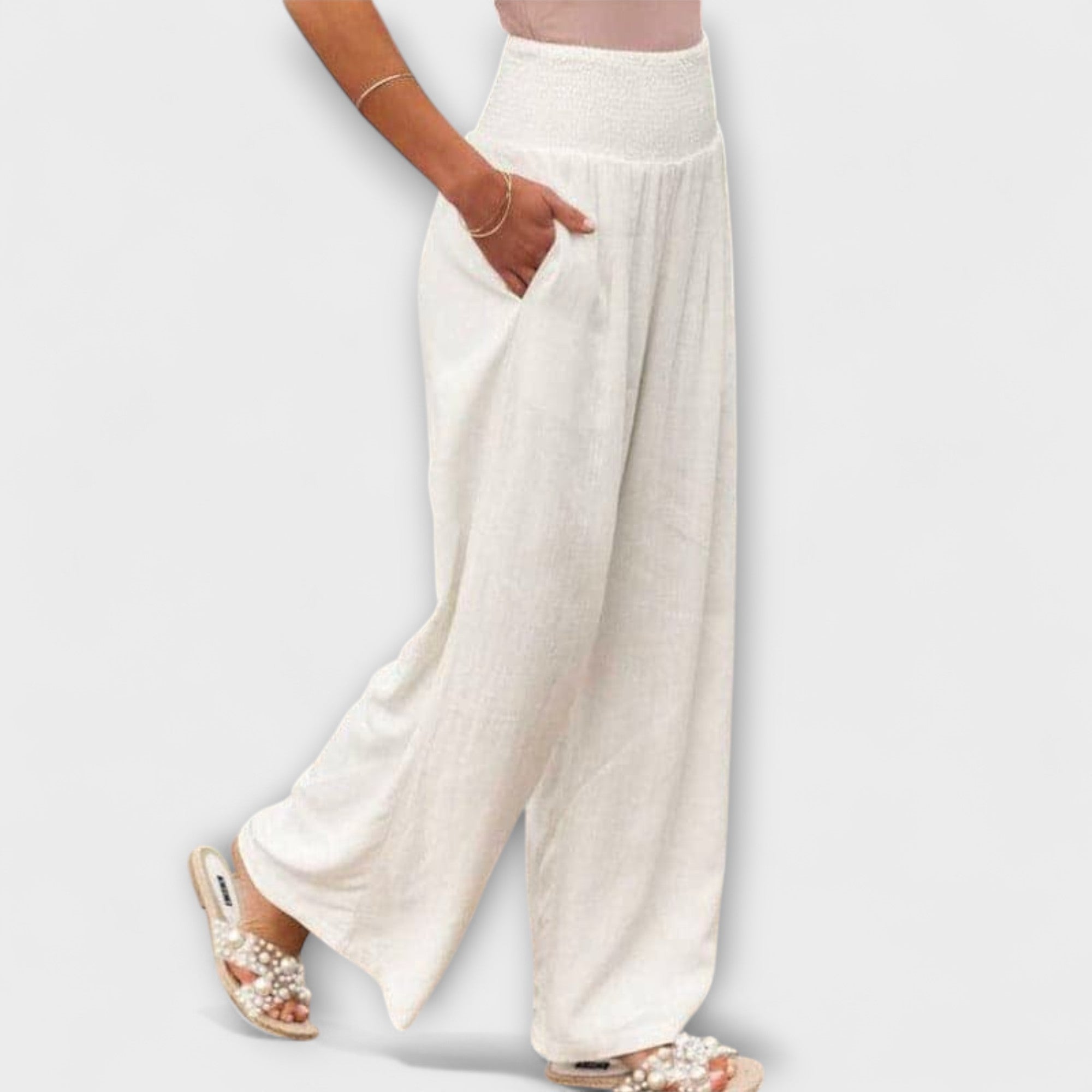 Women's Pants Wide Leg Mid-Rise Relaxed Fit for Casual and Dressy Occasions 5