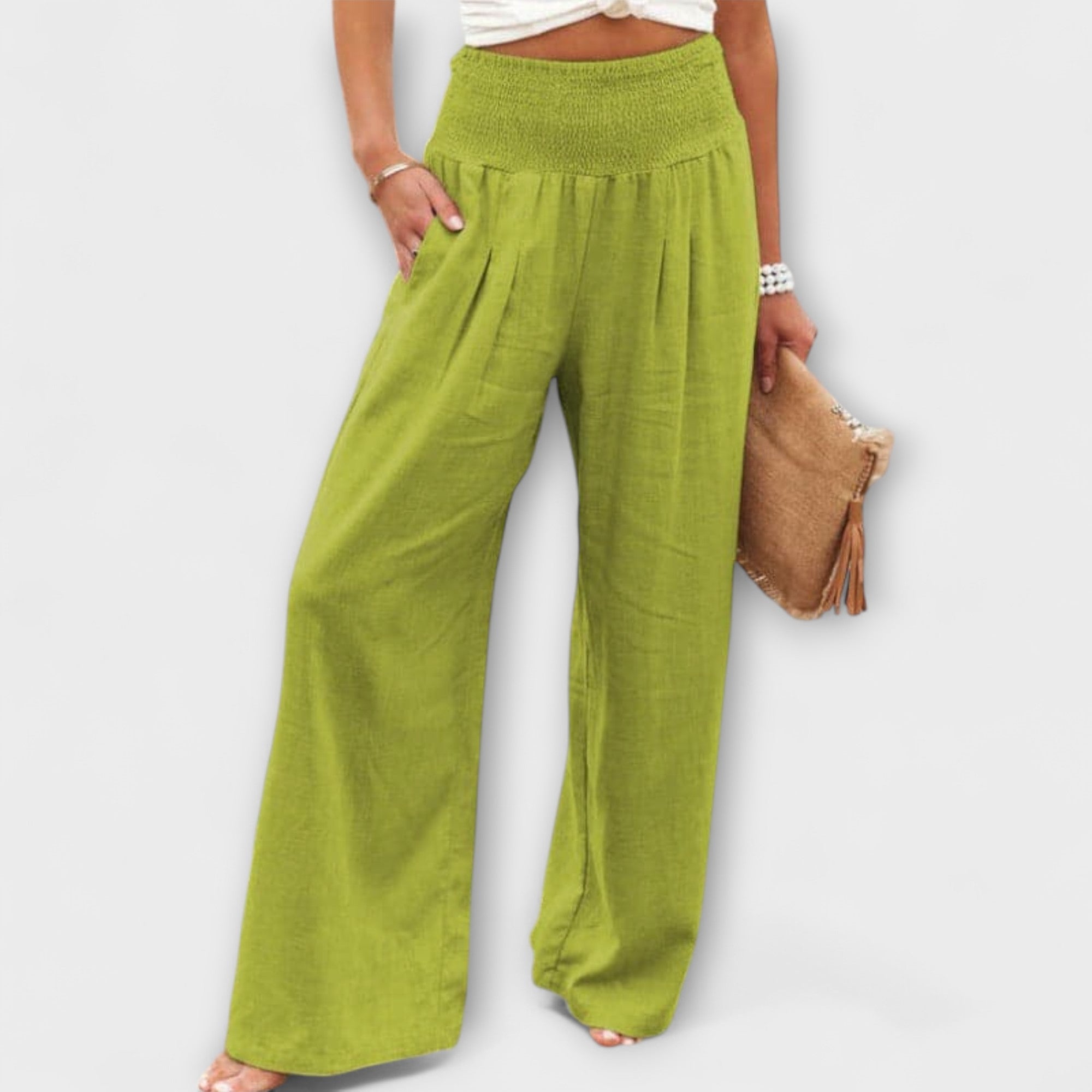 Women's Pants Wide Leg Mid-Rise Relaxed Fit for Casual and Dressy Occasions 6