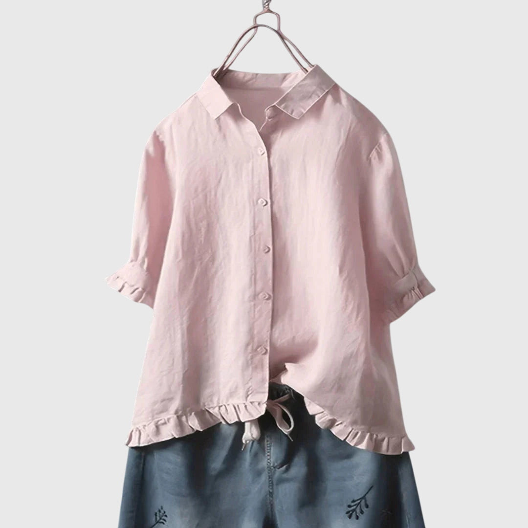Women's Shirt Cotton Tailored Fit Versatile Design 2
