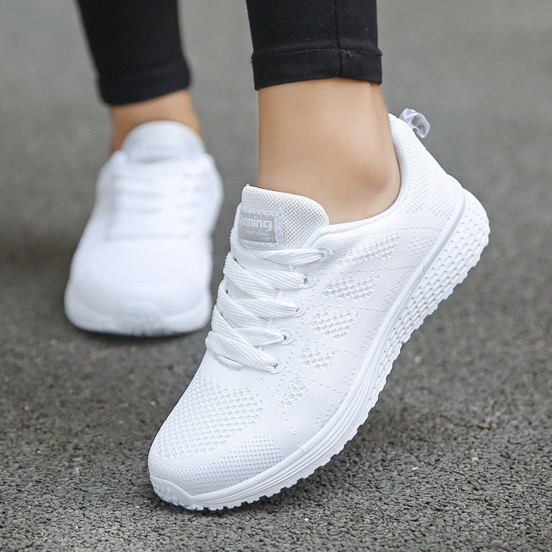 Women's Walking Shoes Mesh Knit Lightweight Arch Support for Comfort and Stability 0