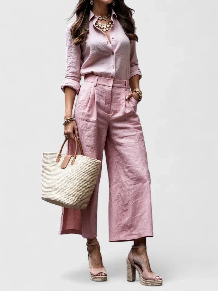 Zara | Women's Loungewear Two-Piece Set in Soft Fabric 0