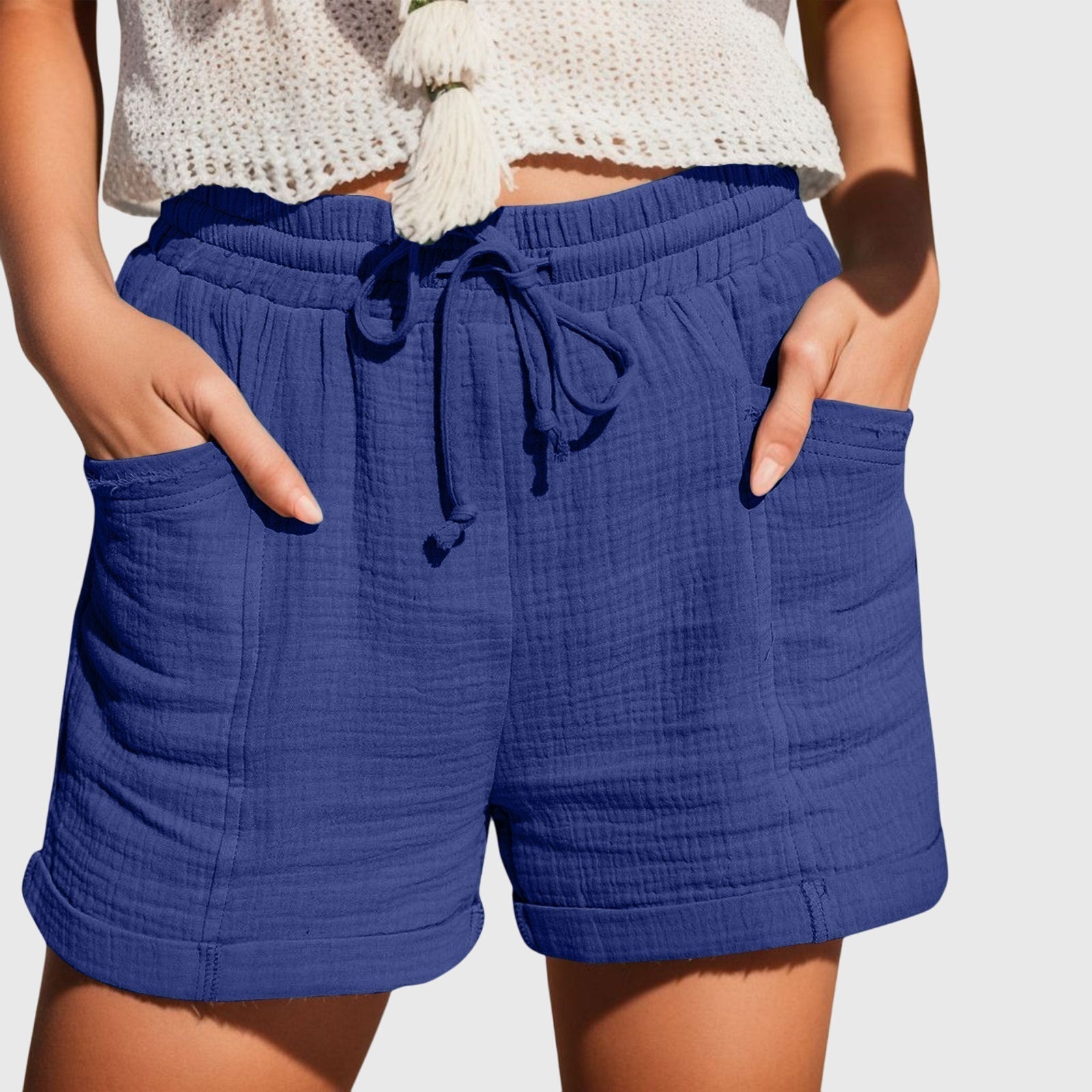 Women's Shorts High Waist Casual