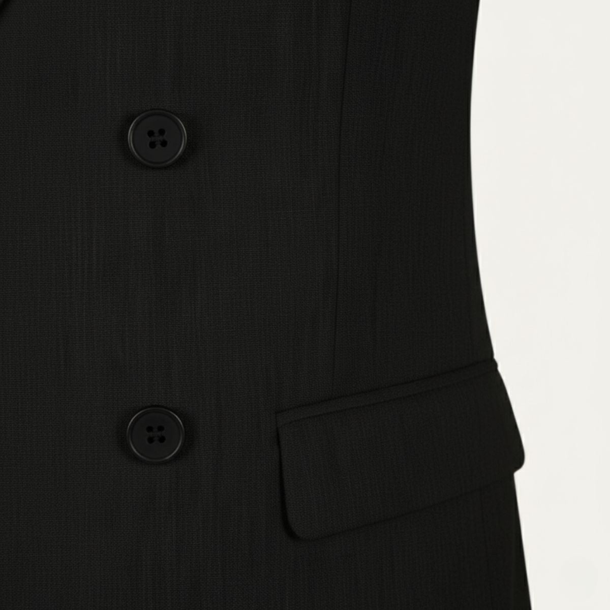 Men's Slim Fit Double-Breasted Blazer Wedding Suit