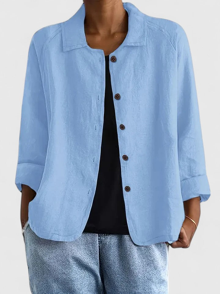 Women's Cotton Lightweight Top Short Sleeve Casual