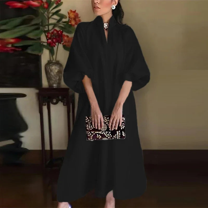 Women's High Neck Maxi Dress | Sleeveless | Long Length | Casual