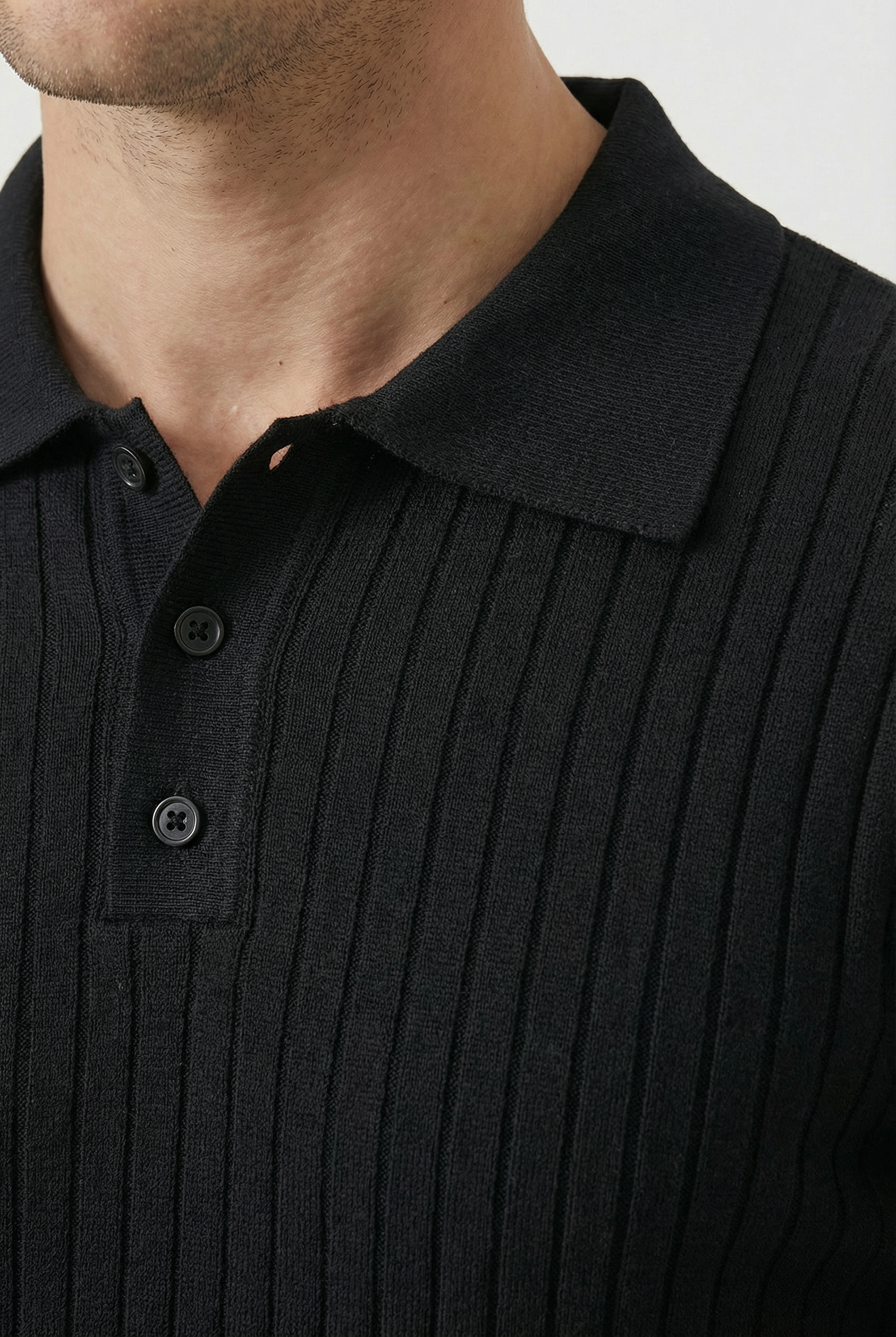 Men's Polo Shirt Cotton Knitted Short Sleeve